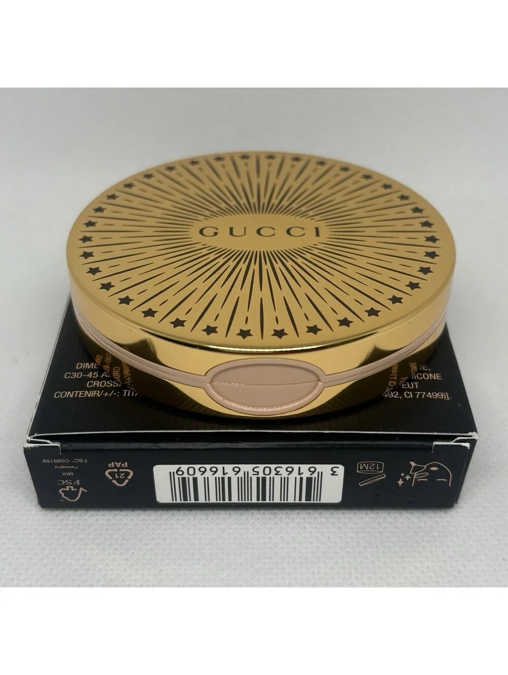 Gucci Glow Highlighter Multi Use Silky Illuminating Powder Warm Gold 03NIB